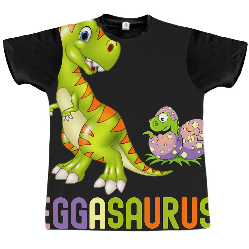 Cute Eggasaurus Stegosaurus Egg Dinosaur Happy Eas Graphic T-shirt | Artistshot