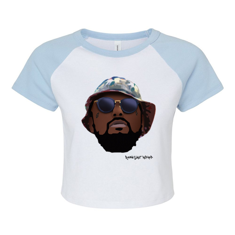 Schoolboy Q  Rshh Cartoon Raglan Crop Top by cm-arts | Artistshot