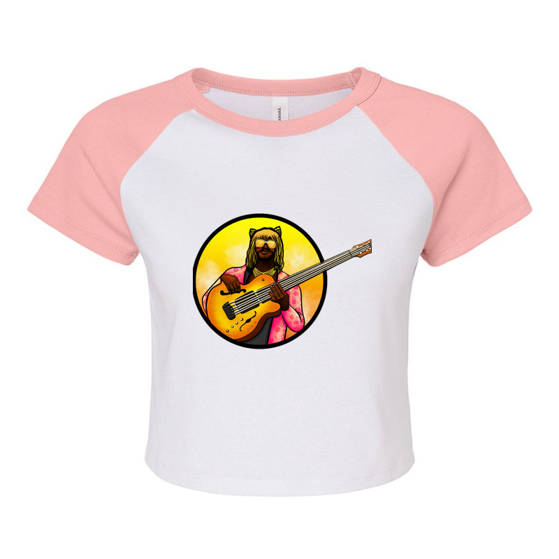 Thundercat Circle Raglan Crop Top by cm-arts | Artistshot