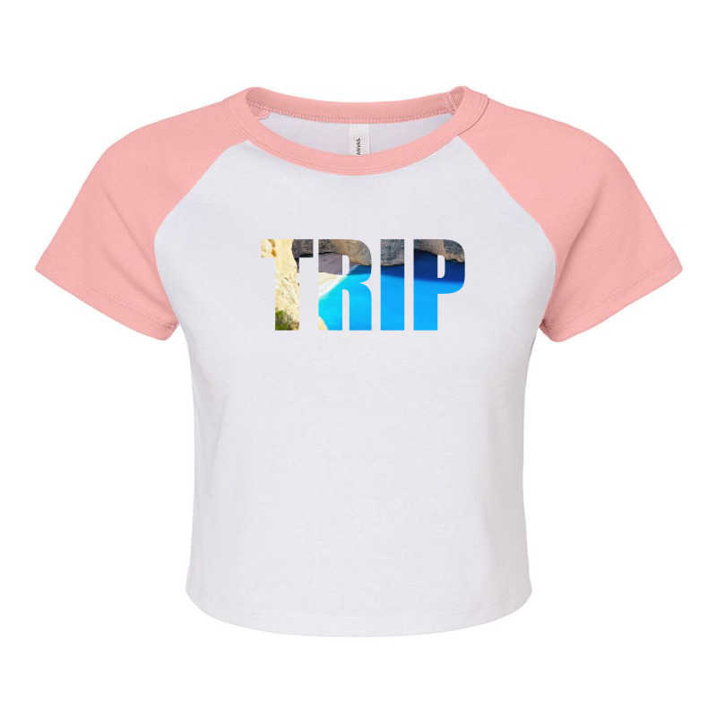 Trip 16 Raglan Crop Top by koen | Artistshot