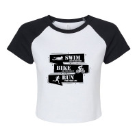 Triathlon Raglan Crop Top | Artistshot