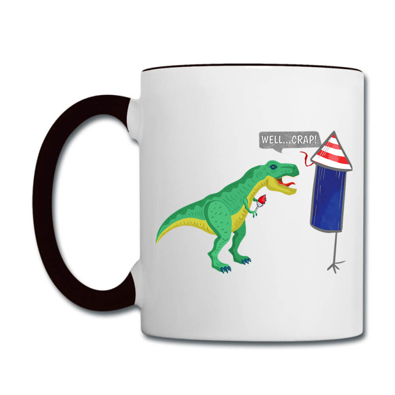 Damn Trex Short Hands Firecracker Funny Firework 4 Coffee Mug | Artistshot