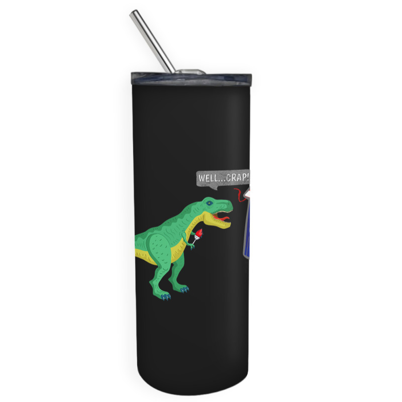 Damn Trex Short Hands Firecracker Funny Firework 4 Skinny Tumbler | Artistshot