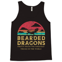 Bearded Dragon Greatest Thing Retro Sunset Lizard  Tank Top | Artistshot