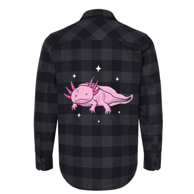 Axolotl Gift Kawaii Childrens Reptile Larve Lizard Flannel Shirt | Artistshot