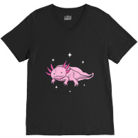 Axolotl Gift Kawaii Childrens Reptile Larve Lizard V-neck Tee | Artistshot