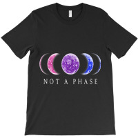 Bi Pride Not A Phase Bisexual Pride Moon 1 T-shirt | Artistshot