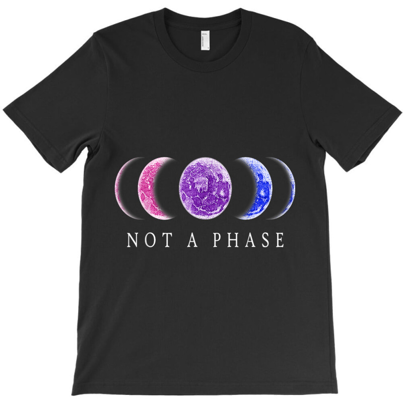 Bi Pride Not A Phase Bisexual Pride Moon 1 T-shirt | Artistshot