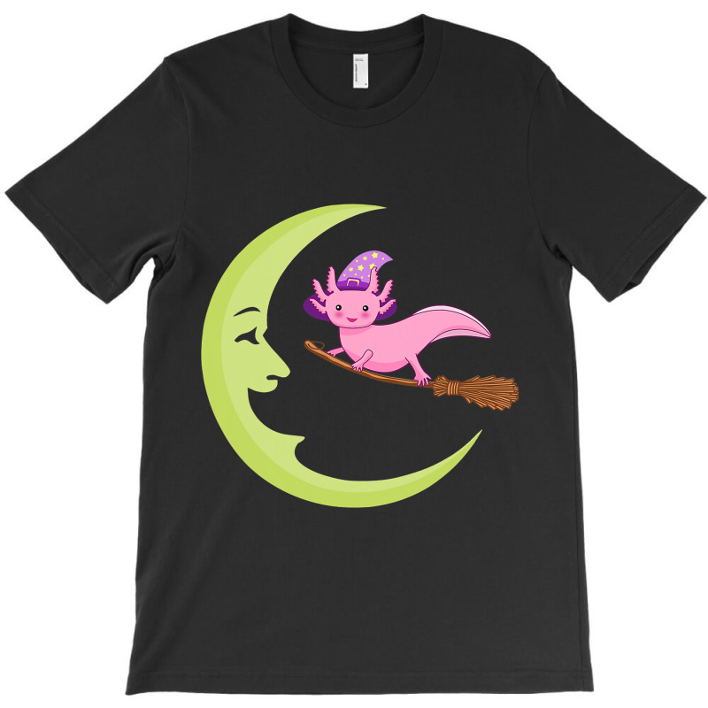 Axolotl Witch Moon Halloween Tee T-shirt | Artistshot