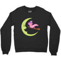 Axolotl Witch Moon Halloween Tee Crewneck Sweatshirt | Artistshot