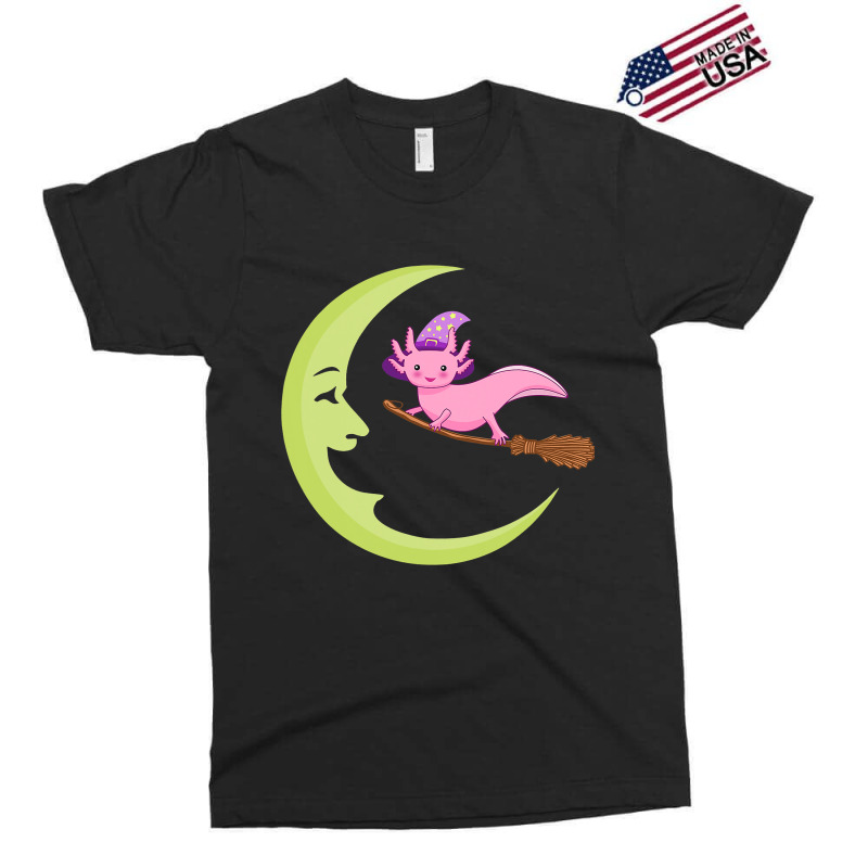 Axolotl Witch Moon Halloween Tee Exclusive T-shirt | Artistshot