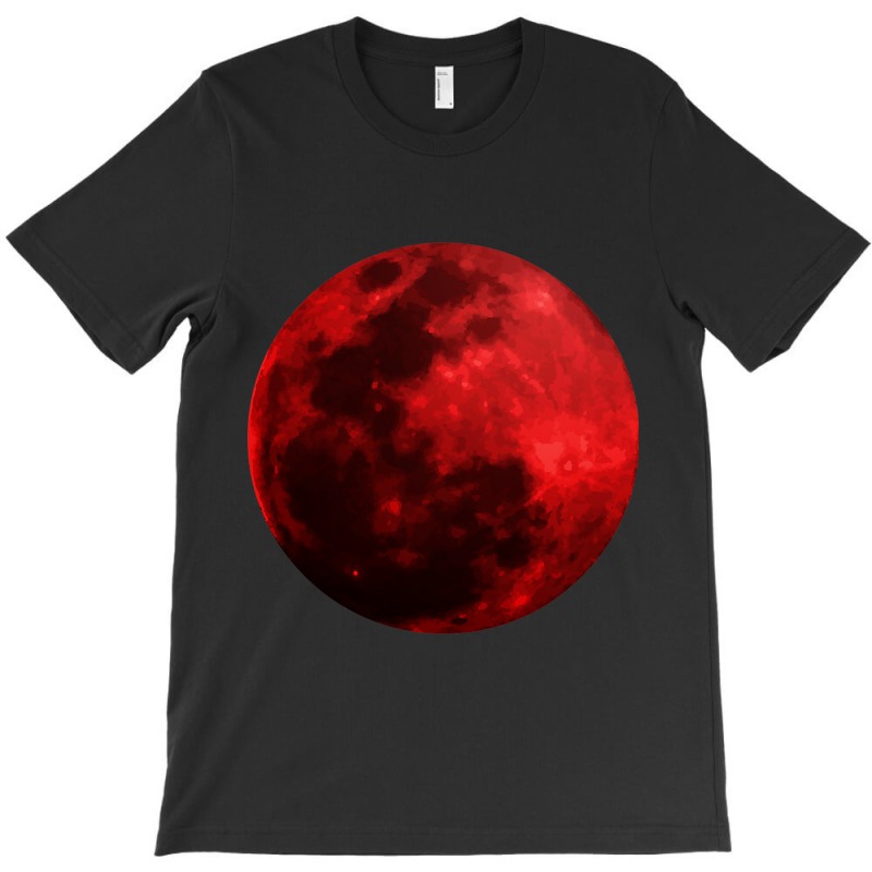 Blood Moon Shirt Realistic Red Bloody Luna Outer S T-shirt | Artistshot