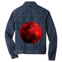 Blood Moon Shirt Realistic Red Bloody Luna Outer S Men Denim Jacket | Artistshot