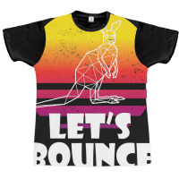 Bounce Like Kangaroos Australia Marsupials Funny K Graphic T-shirt | Artistshot