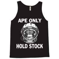 Ape Only Hold Stock Diamond Hands To The Moon Tank Top | Artistshot