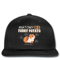 Anatomy Of A Furry Potato Guinea Pig Cavy Pet Anim Printed Hat | Artistshot