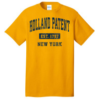 Holland Patent New York Ny Vintage Athletic Sports Design T Shirt Basic T-shirt | Artistshot