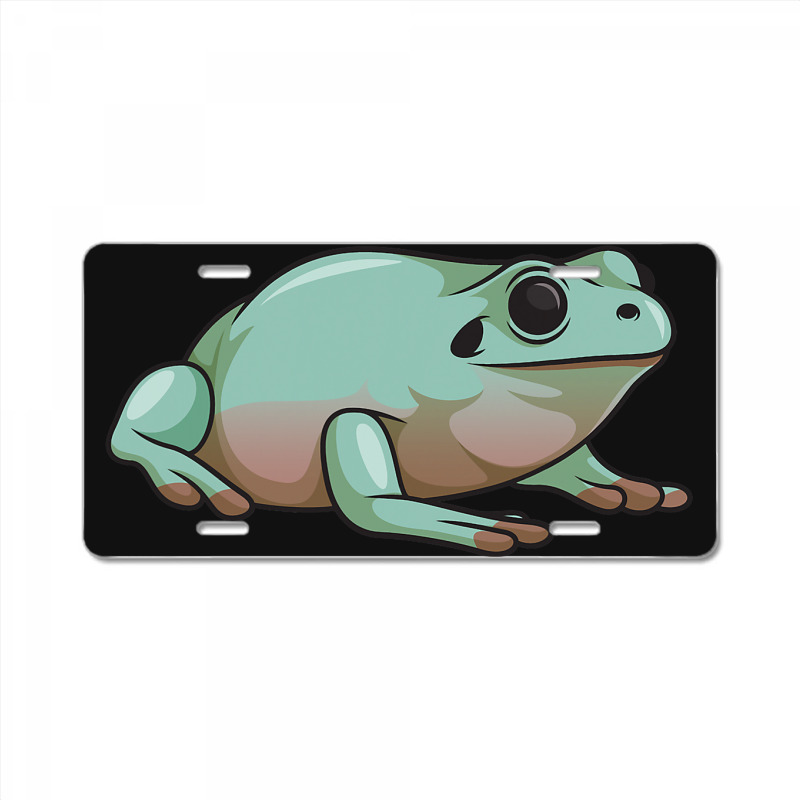 Australian Green Tree Frog Realistic Green Tree Fr License Plate | Artistshot