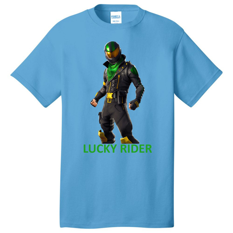 Lucky Rider Basic T-shirt by nyungshop | Artistshot