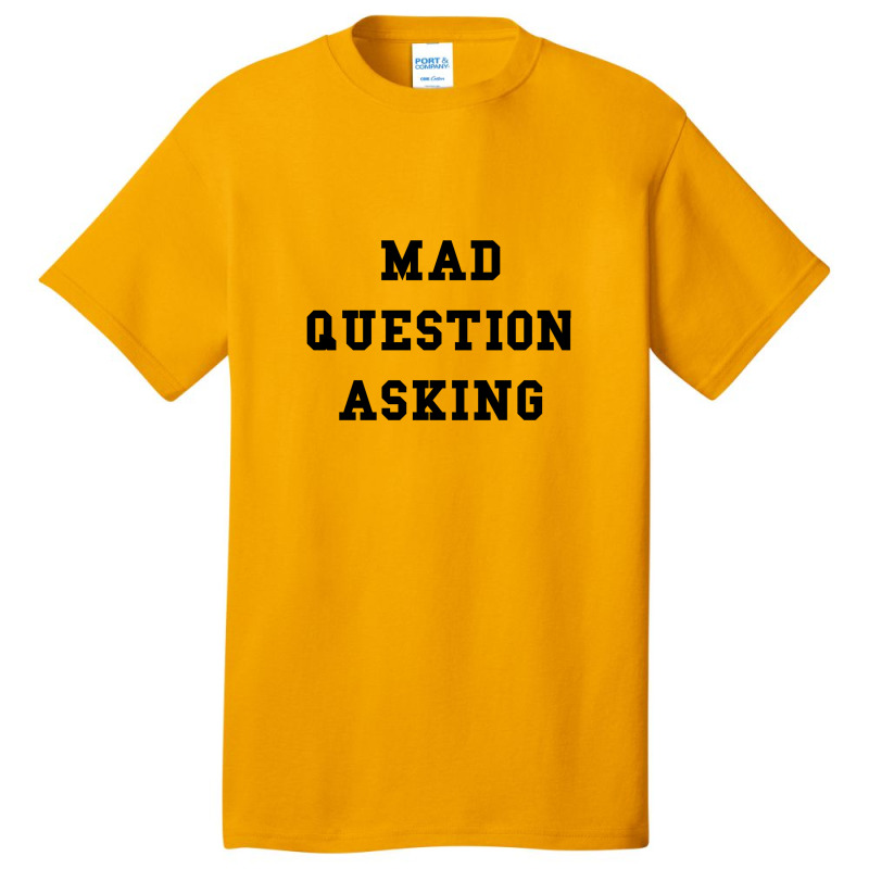 Med Question Asking Black Basic T-shirt | Artistshot