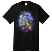 Space Ketamine Sloth Anesthesia Critical Care Emergency Med T Shirt Basic T-shirt | Artistshot