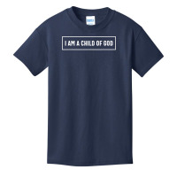 Cute Christian Salvation Quote Gifts I Am A Child Of God T Shirt Basic Youth T-shirt | Artistshot