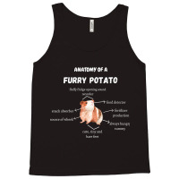 Anatomy Of A Furry Potato Guinea Pig Lover Funny P Tank Top | Artistshot