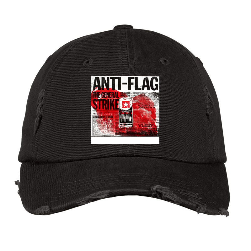 Anti Flag The General Strike Tour Dates 2022 Sukoharjo Vintage Cap by adnanbuyung | Artistshot