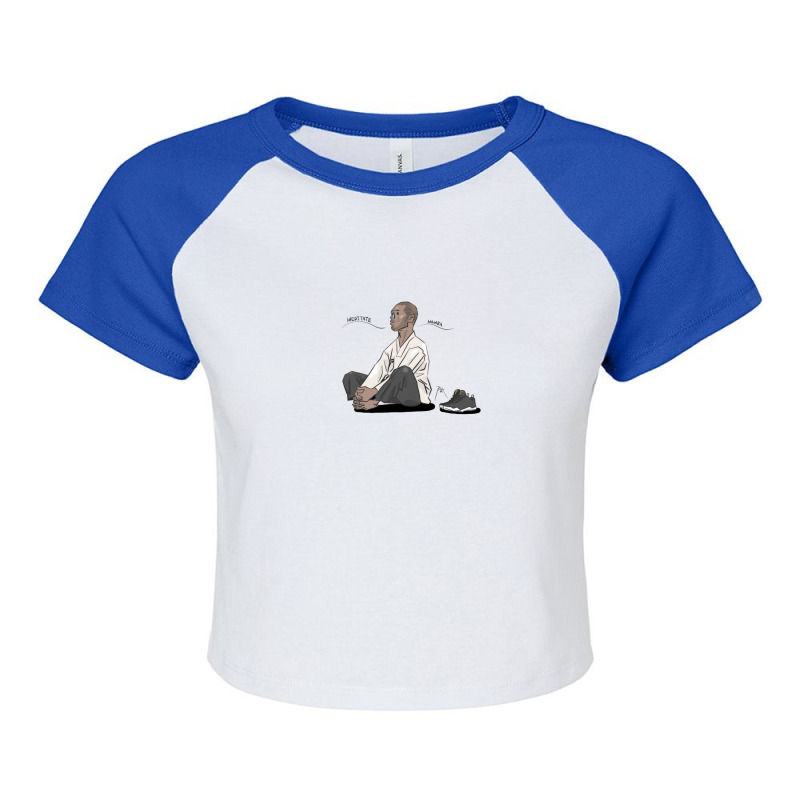 Meditation 2 1 Raglan Crop Top by MichaelConnor | Artistshot