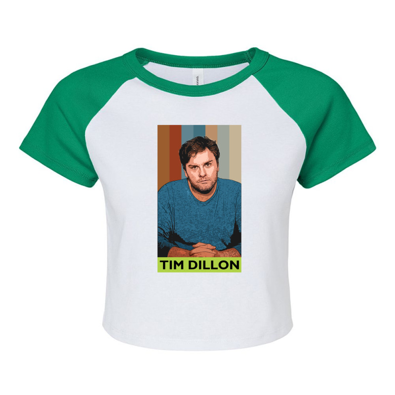 Tim Dillon  33 Raglan Crop Top by cm-arts | Artistshot