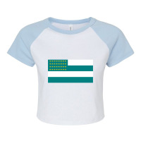 Flag Of The Fenian Brotherhood Raglan Crop Top | Artistshot