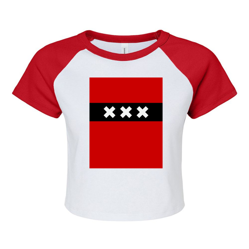 Amsterdam Xxx Raglan Crop Top by saterseim | Artistshot