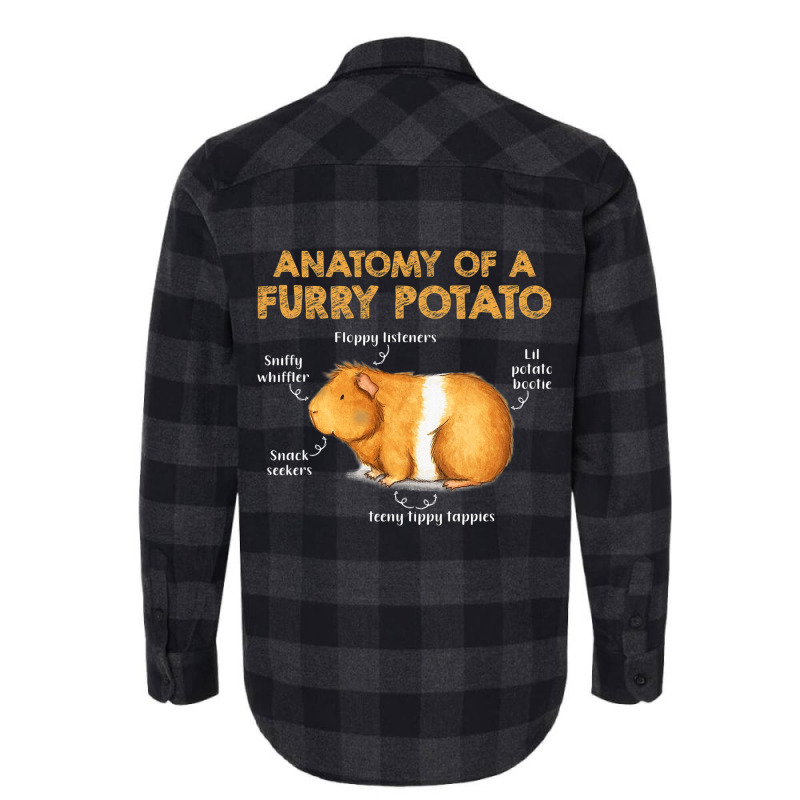 Anatomy Of A Furry Potato Guinea Pig Lover23 Flannel Shirt | Artistshot