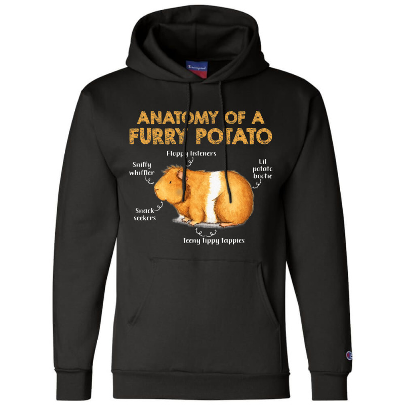 Anatomy Of A Furry Potato Guinea Pig Lover23 Champion Hoodie | Artistshot