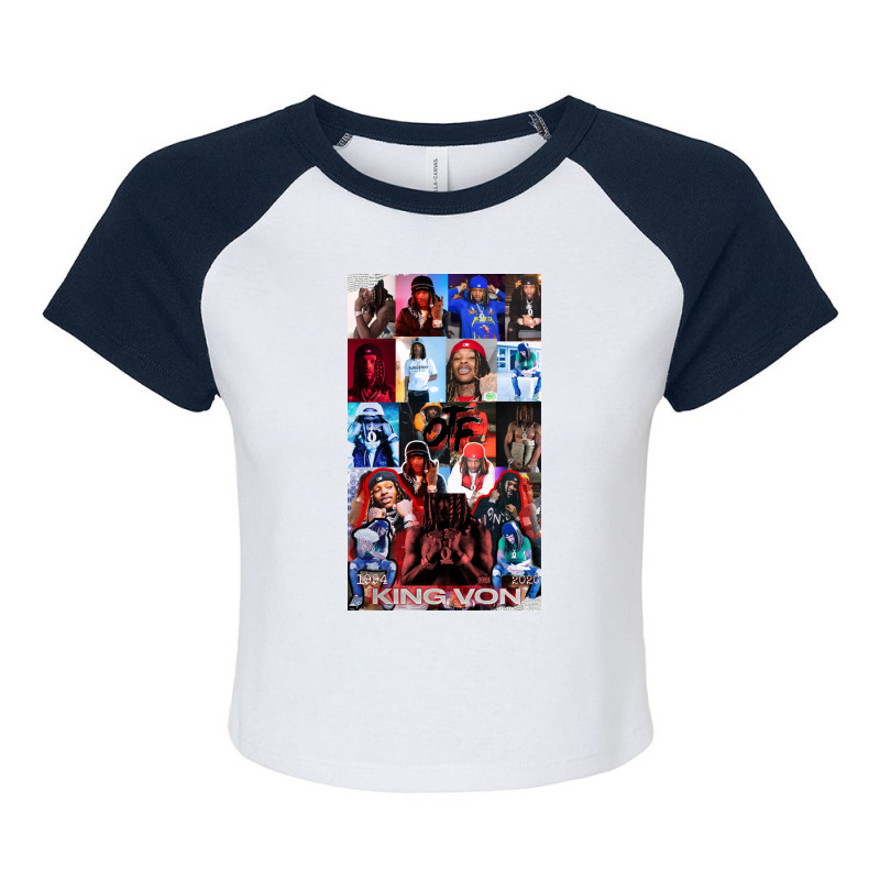 Pict Awesome Smile Kingvon Raglan Crop Top by BobMYates | Artistshot