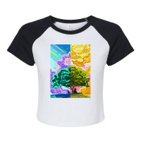 Exploring Artwork Nature, Outdoor  Nigh , Morning  Nature Lovers Raglan Crop Top | Artistshot