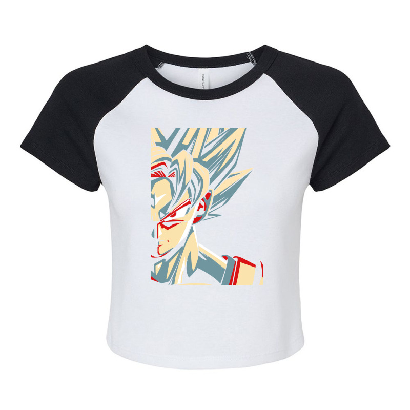 Goku Hope Style Raglan Crop Top by maftuhi | Artistshot