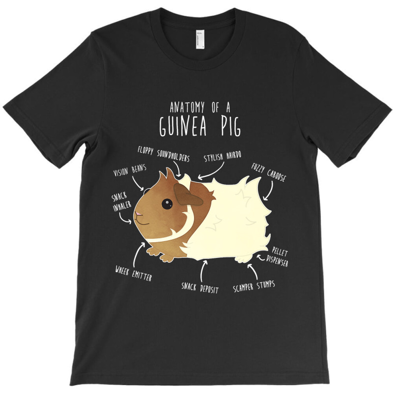 Abyssinian Guinea Pig Anatomy Funny Cute Pocket Pe T-shirt | Artistshot