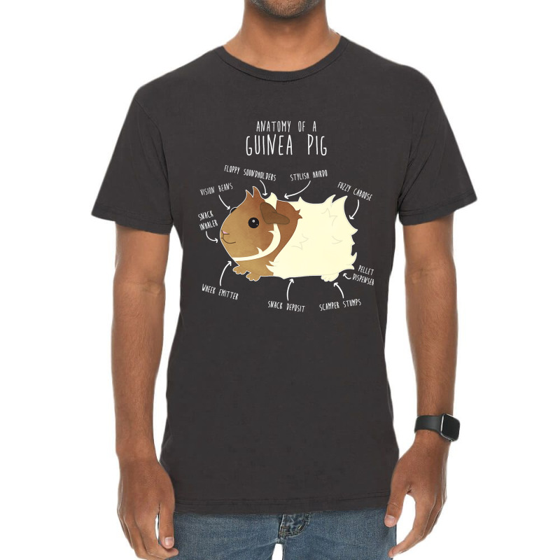 Abyssinian Guinea Pig Anatomy Funny Cute Pocket Pe Vintage T-shirt | Artistshot