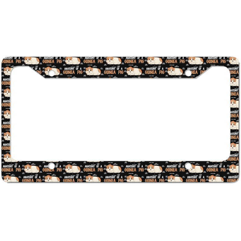 Anatomy Of A Guinea Pig Rodent Guinea Pig License Plate Frame | Artistshot