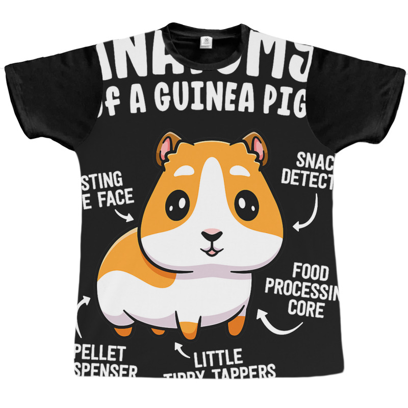 Anatomy Of A Guinea Pig Shirts For Women Kids Furr Graphic T-shirt | Artistshot