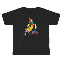 Eat The Rainbow Banana Toddler T-shirt | Artistshot