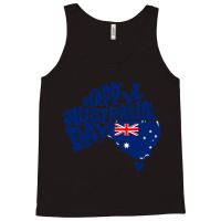 Australia Day Australia Map Proud Aussie Roo Kanga Tank Top | Artistshot