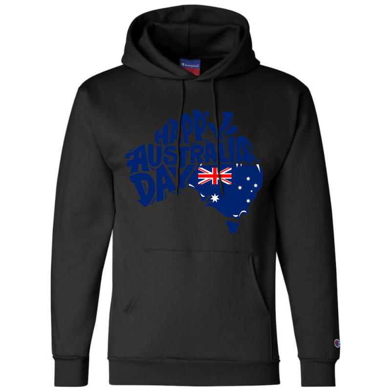 Australia Day Australia Map Proud Aussie Roo Kanga Champion Hoodie by DEBORAHBOURSSIQUOT | Artistshot