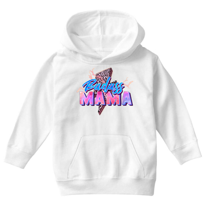 Badass Mama Youth Hoodie by Zillion Design Studio | Artistshot