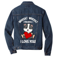 Black And White Guinea Pig Men Denim Jacket | Artistshot