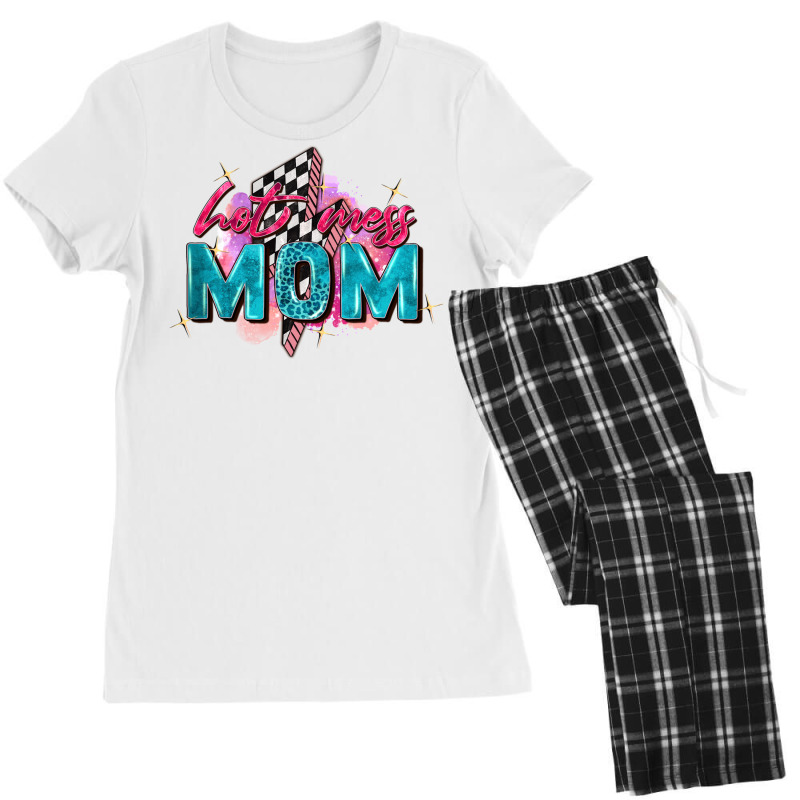 Hot Mess Mom Women's Pajamas Set by Zillion Design Studio | Artistshot