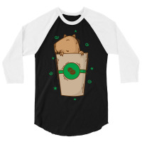 Caviidae Guinea Pig In Coffee Mug 3/4 Sleeve Shirt | Artistshot