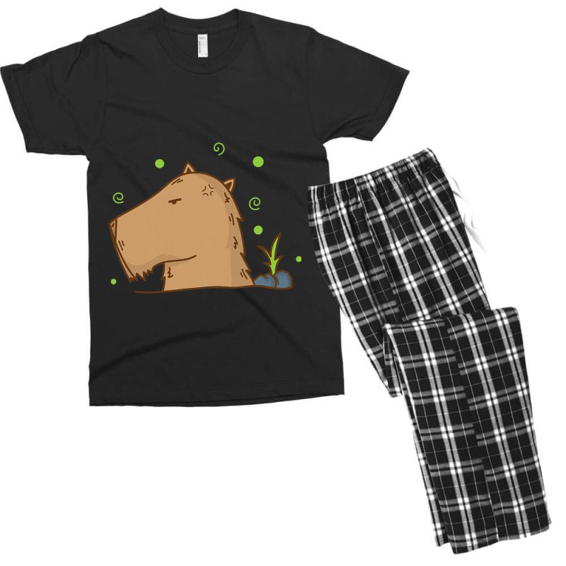 Caviidae Guinea Pig In Hibernation Men's T-shirt Pajama Set | Artistshot