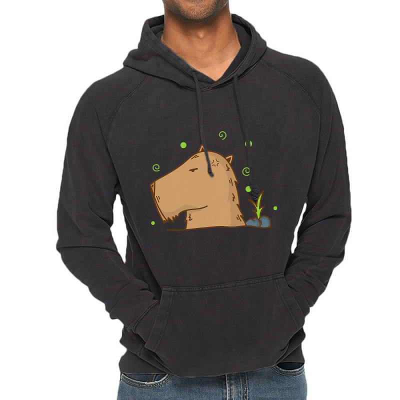 Caviidae Guinea Pig In Hibernation Vintage Hoodie | Artistshot